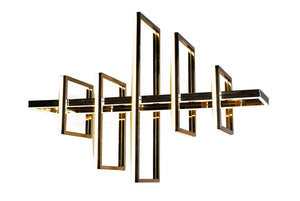 Bethel Gold LED Chandelier in Stainless Steel