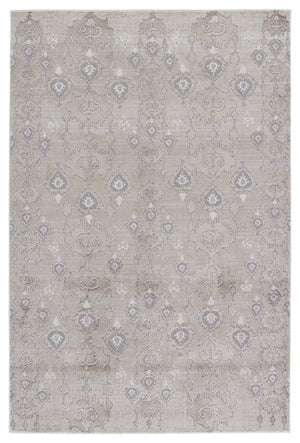 Nikki Chu by Jaipur Living Inigo Ikat Taupe/ Gray Area Rug (9'6"X13')