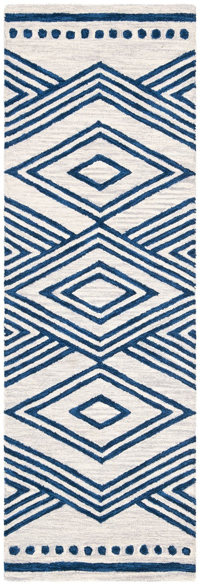 Safavieh Micro-Loop 156 Hand Tufted Wool Contemporary Rug MLP156A-6