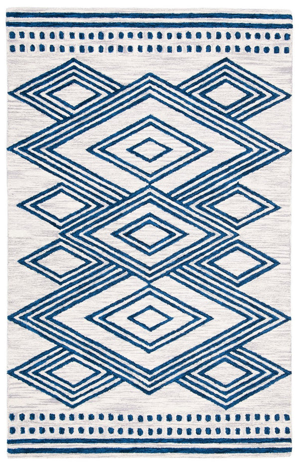 Safavieh Micro-Loop 156 Hand Tufted Wool Contemporary Rug MLP156A-6