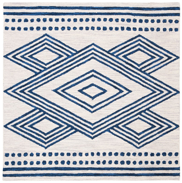 Safavieh Micro-Loop 156 Hand Tufted Wool Contemporary Rug MLP156A-6