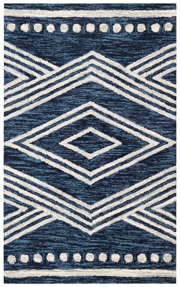 Safavieh Micro-Loop 156 Hand Tufted Wool Contemporary Rug MLP156N-9
