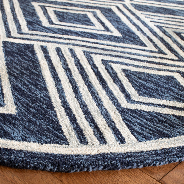 Safavieh Micro-Loop 156 Hand Tufted Wool Contemporary Rug MLP156N-9