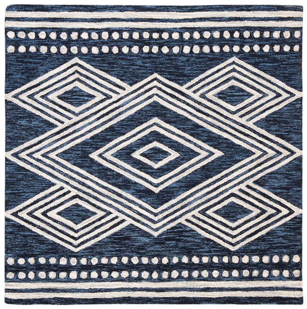 Safavieh Micro-Loop 156 Hand Tufted Wool Contemporary Rug MLP156N-9