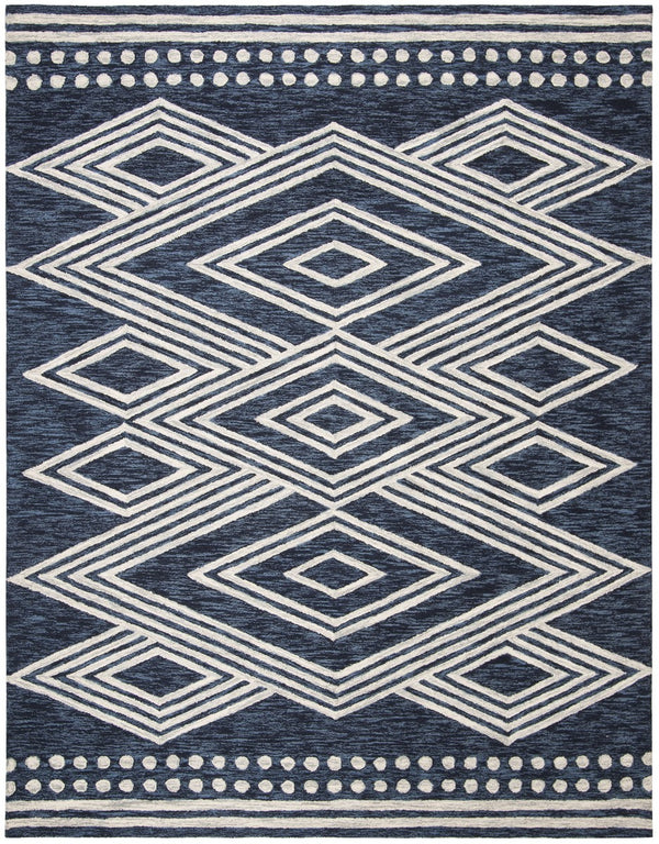 Safavieh Micro-Loop 156 Hand Tufted Wool Contemporary Rug MLP156N-9
