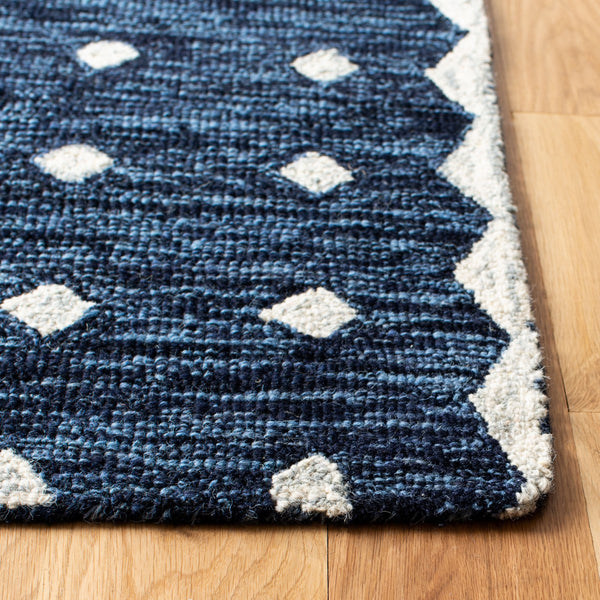 Safavieh Micro-Loop 171 Hand Tufted 80% Wool and 20% Cotton Contemporary Rug MLP171M-8