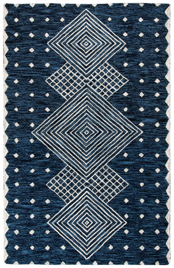 Safavieh Micro-Loop 171 Hand Tufted 80% Wool and 20% Cotton Contemporary Rug MLP171M-8