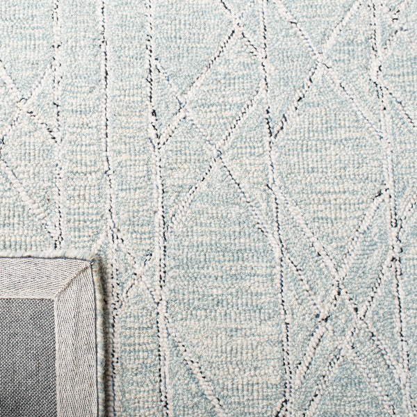 Safavieh Micro-Loop 172 Hand Tufted 80% Wool and 20% Cotton Solid & Tonal Rug MLP172A-8