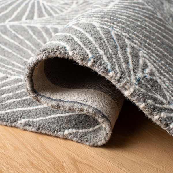 Safavieh Micro-Loop 174 Hand Tufted 80% Wool and 20% Cotton Contemporary Rug MLP174F-9