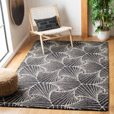 Micro-Loop 174 Contemporary Hand Tufted 80% Wool, 20% Cotton Rug Charcoal / Ivory