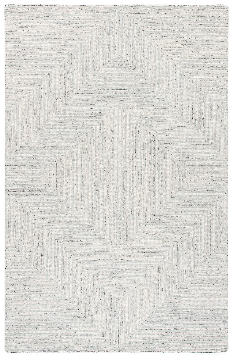 Safavieh Micro-Loop 176 Hand Tufted 80% Wool and 20% Cotton Solid & Tonal Rug MLP176F-9