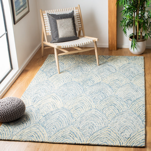 Safavieh Micro-Loop 177 Hand Tufted 80% Wool and 20% Cotton Contemporary Rug MLP177M-8