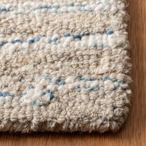 Safavieh Micro-Loop 178 Hand Tufted 80% Wool and 20% Cotton Solid & Tonal Rug MLP178F-8