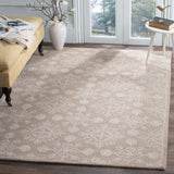 Micro-Loop 250 Hand Tufted 100% Wool Pile Rug in Beige, Ivory 5ft x 8ft