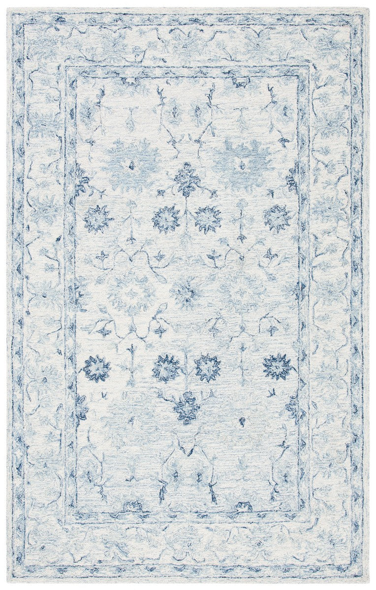 Safavieh Micro-Loop 276 Hand Tufted 80% Wool and 20% Cotton Country & Floral Rug MLP276M-8