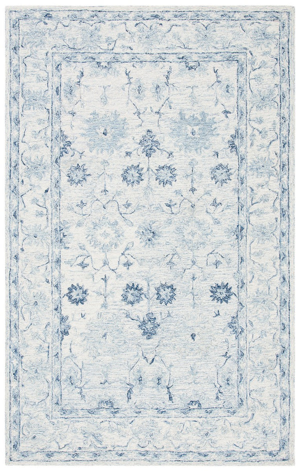 Safavieh Micro-Loop 276 Hand Tufted 80% Wool and 20% Cotton Country & Floral Rug MLP276M-8