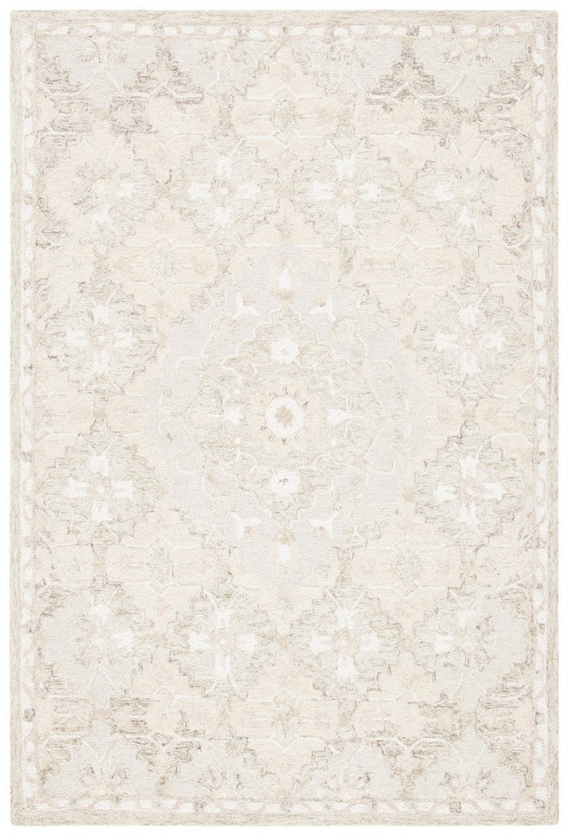 Safavieh Micro-Loop 377 Hand Tufted Wool and Cotton Contemporary Rug MLP377B-8