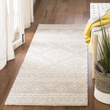 Safavieh Micro-Loop 501 Hand Tufted Wool and Cotton with Latex Contemporary Rug MLP501B-9