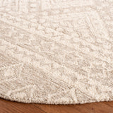 Safavieh Micro-Loop 501 Hand Tufted Wool and Cotton with Latex Contemporary Rug MLP501B-9