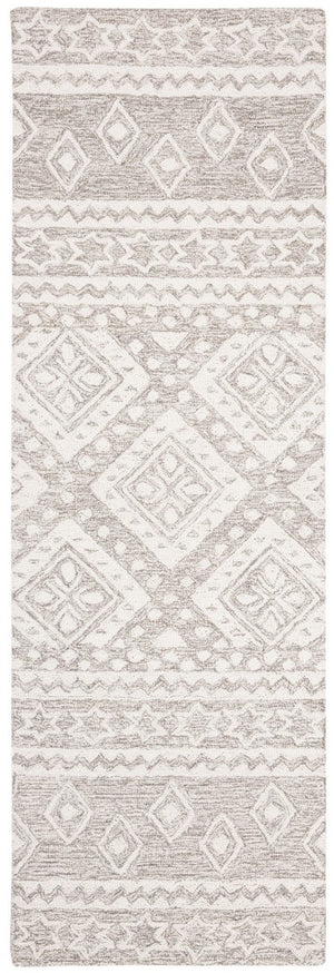 Safavieh Micro-Loop 501 Hand Tufted Wool and Cotton with Latex Contemporary Rug MLP501F-9