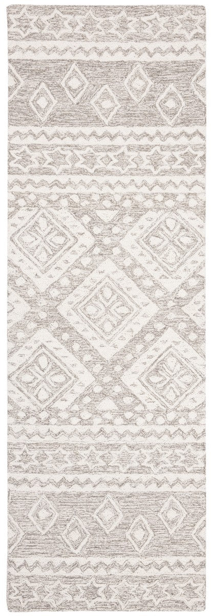 Safavieh Micro-Loop 501 Hand Tufted Wool and Cotton with Latex Contemporary Rug MLP501F-9