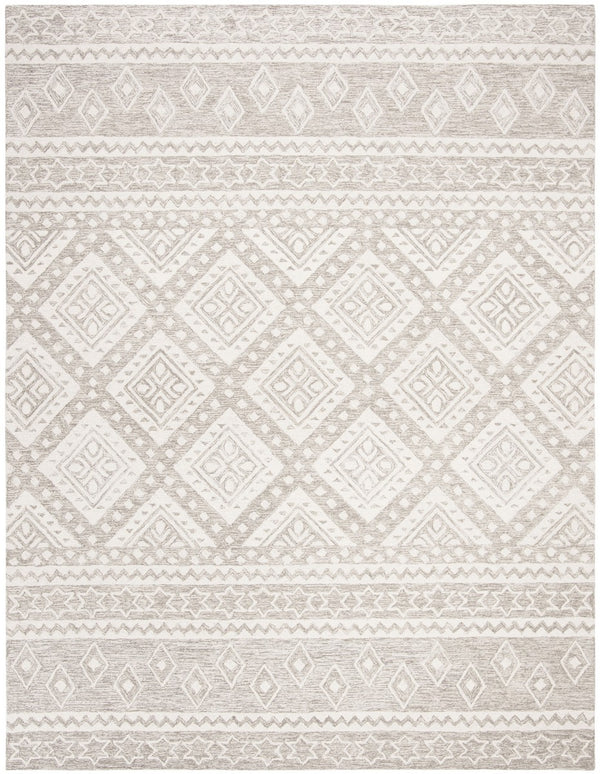 Safavieh Micro-Loop 501 Hand Tufted Wool and Cotton with Latex Contemporary Rug MLP501F-9