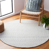 Safavieh Micro Loop 502 Hand Tufted Wool and Cotton with Latex Traditional Rug MLP502K-7SQ