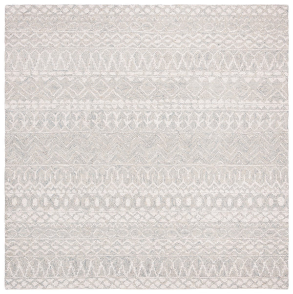 Safavieh Micro Loop 502 Hand Tufted Wool and Cotton with Latex Traditional Rug MLP502K-7SQ