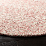 Safavieh Micro Loop 502 Hand Tufted Wool and Cotton with Latex Traditional Rug MLP502U-9SQ