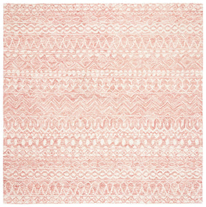 Safavieh Micro Loop 502 Hand Tufted Wool and Cotton with Latex Traditional Rug MLP502U-9SQ