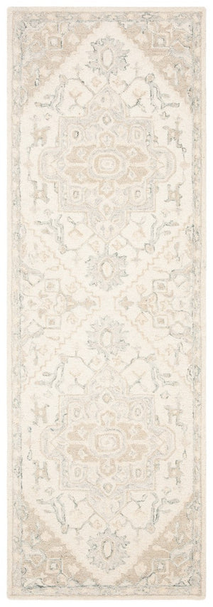 Safavieh Micro Loop 503 Hand Tufted Wool and Cotton with Latex Traditional Rug MLP503B-9SQ