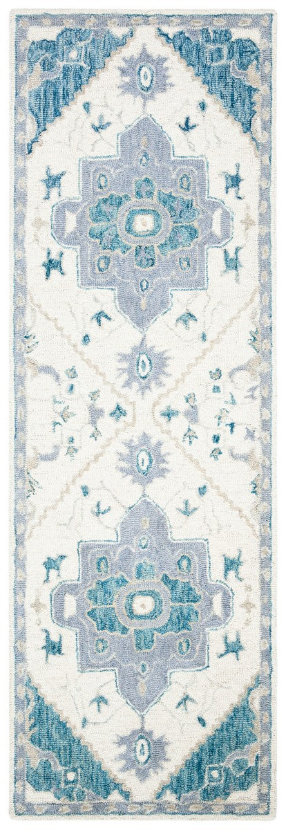 Safavieh Micro Loop 503 Hand Tufted Wool and Cotton with Latex Traditional Rug MLP503L-7R
