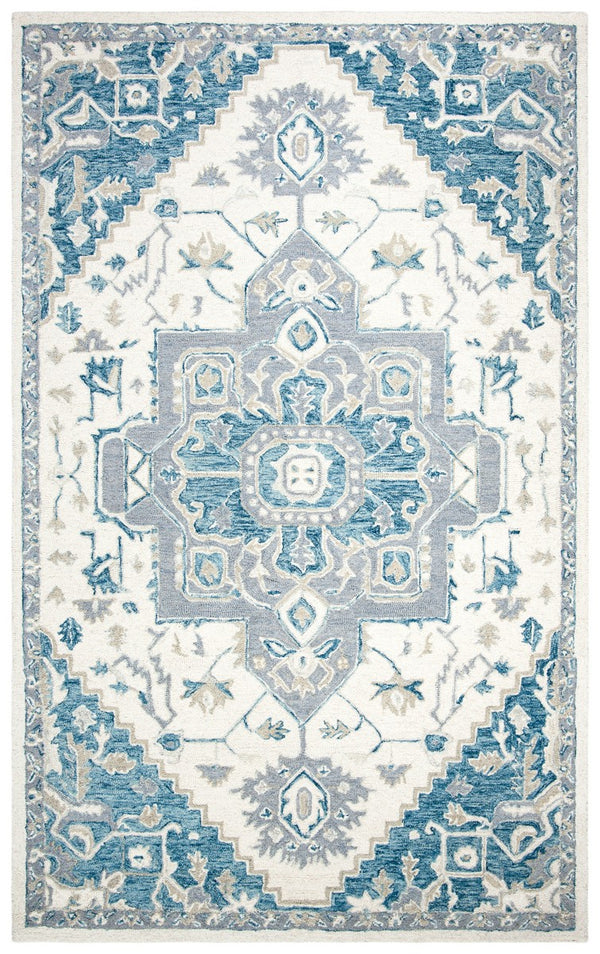Safavieh Micro Loop 503 Hand Tufted Wool and Cotton with Latex Traditional Rug MLP503L-7R