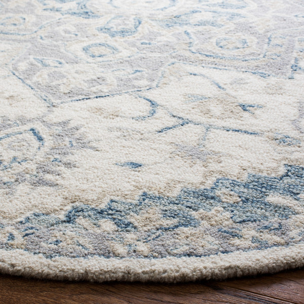 Safavieh Micro Loop 503 Hand Tufted Wool and Cotton with Latex Traditional Rug MLP503L-7R
