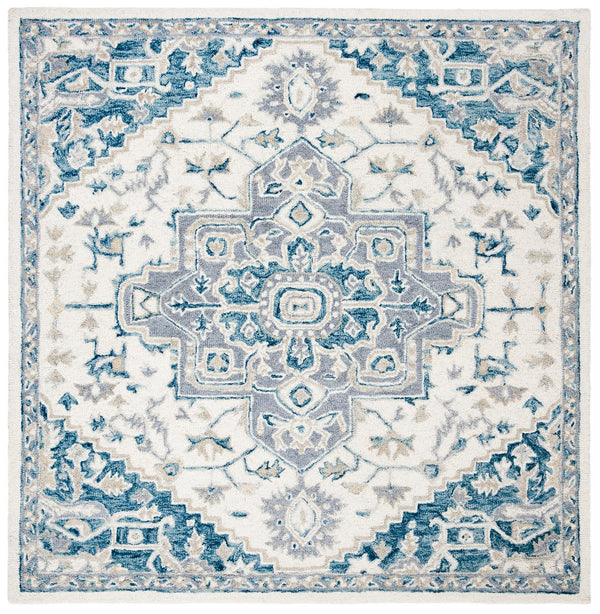 Safavieh Micro Loop 503 Hand Tufted Wool and Cotton with Latex Traditional Rug MLP503L-7R