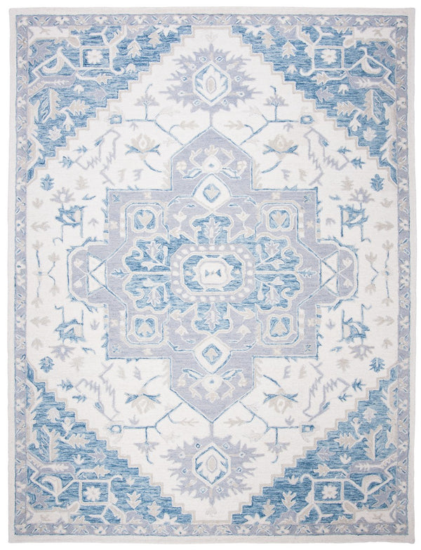 Safavieh Micro Loop 503 Hand Tufted Wool and Cotton with Latex Traditional Rug MLP503L-7R