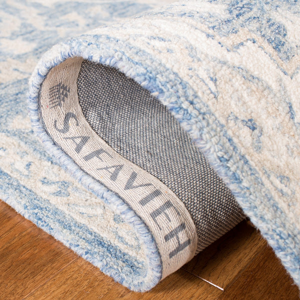 Safavieh Micro Loop 503 Hand Tufted Wool and Cotton with Latex Traditional Rug MLP503M-9SQ