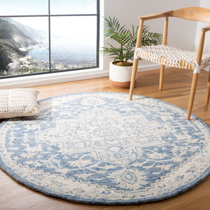 Safavieh Micro Loop 503 Hand Tufted Wool and Cotton with Latex Traditional Rug MLP503M-9SQ