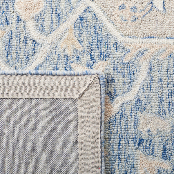 Safavieh Micro Loop 503 Hand Tufted Wool and Cotton with Latex Traditional Rug MLP503M-9SQ