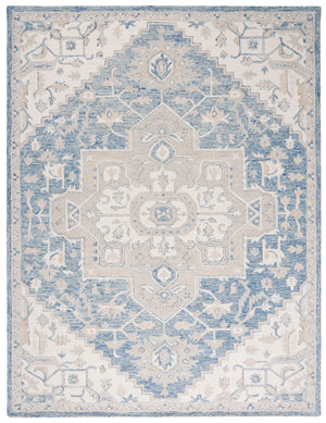 Safavieh Micro Loop 503 Hand Tufted Wool and Cotton with Latex Traditional Rug MLP503M-9SQ