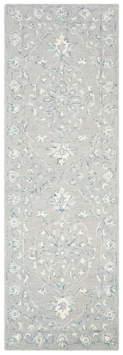 Safavieh Micro Loop 504 Hand Tufted Wool and Cotton with Latex Traditional Rug MLP504F-7SQ