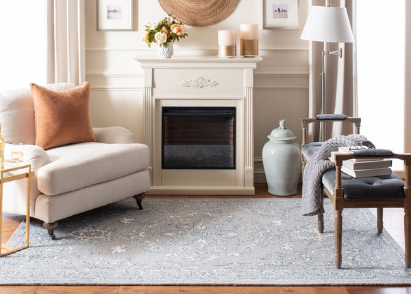 Safavieh Micro Loop 504 Hand Tufted Wool and Cotton with Latex Traditional Rug MLP504F-7SQ