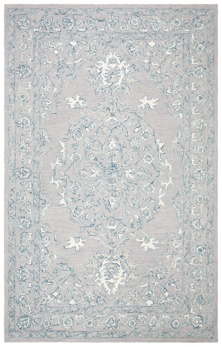 Safavieh Micro Loop 504 Hand Tufted Wool and Cotton with Latex Traditional Rug MLP504F-7SQ