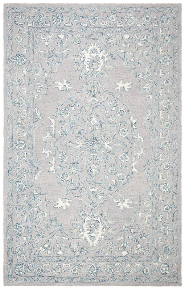 Safavieh Micro Loop 504 Hand Tufted Wool and Cotton with Latex Traditional Rug MLP504F-7SQ