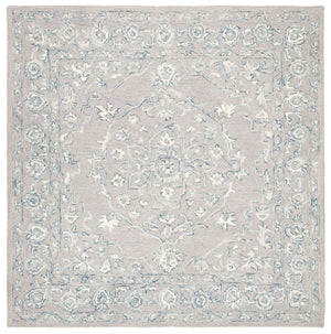 Safavieh Micro Loop 504 Hand Tufted Wool and Cotton with Latex Traditional Rug MLP504F-7SQ