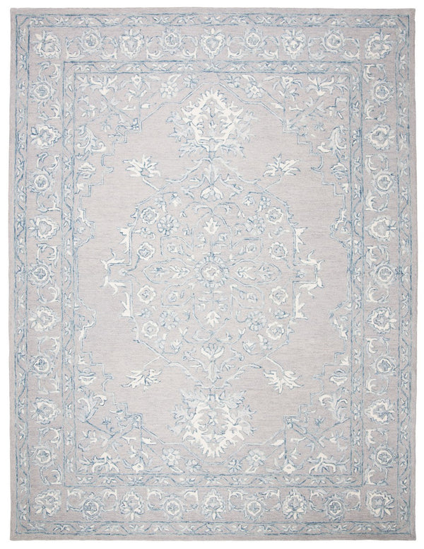 Safavieh Micro Loop 504 Hand Tufted Wool and Cotton with Latex Traditional Rug MLP504F-7SQ