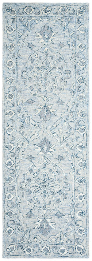 Safavieh Micro Loop 504 Hand Tufted Wool and Cotton with Latex Traditional Rug MLP504M-7SQ