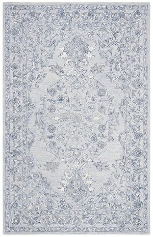 Safavieh Micro Loop 504 Hand Tufted Wool and Cotton with Latex Traditional Rug MLP504M-7SQ