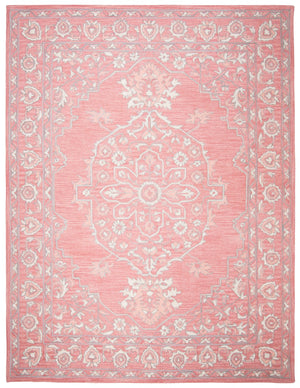 Safavieh Micro Loop 504 Hand Tufted Wool and Cotton with Latex Traditional Rug MLP504U-7SQ