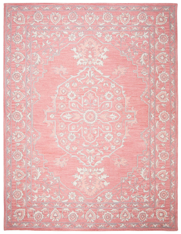 Safavieh Micro Loop 504 Hand Tufted Wool and Cotton with Latex Traditional Rug MLP504U-7SQ